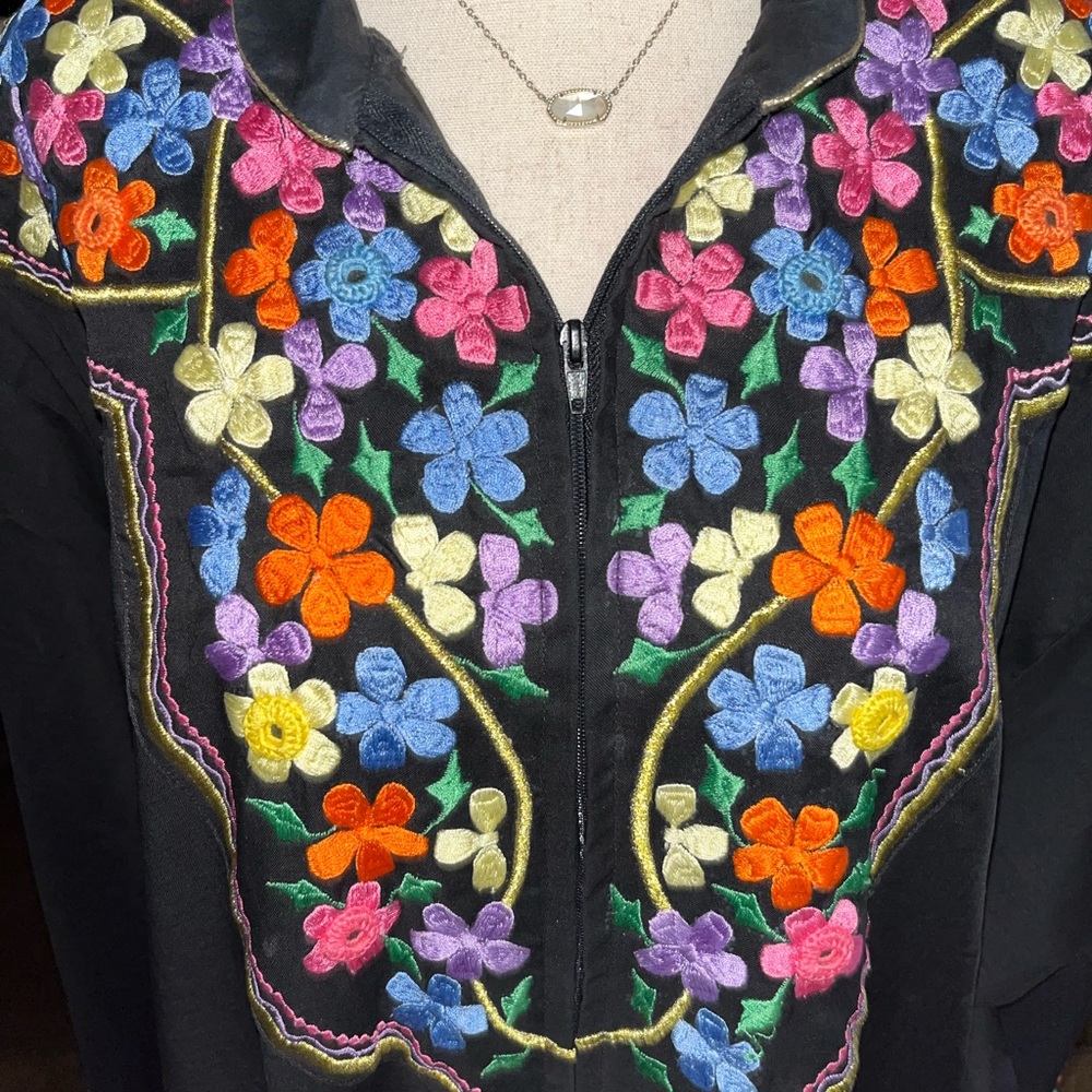 Ramona Rull” Kaftan Lounge Dress~Size Medium - Picture 11 of 15